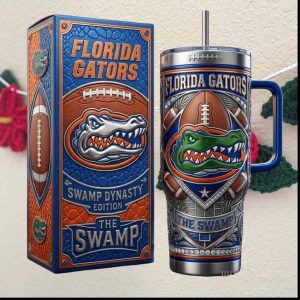 Florida Gators The Swamp Dynasty Edition 40oz Tumbler with 3D Logo