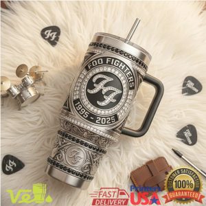 Foo Fighters 30th Anniversary 1995 2025 Luxury 40oz Embossed Tumbler