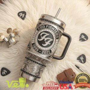 Foo Fighters 30th Anniversary 1995 2025 Studio 606 Luxury 40oz Tumbler