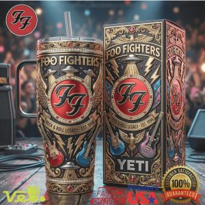 Foo Fighters Rock Roll Legacy Special Edition 40oz Tumbler with Handle