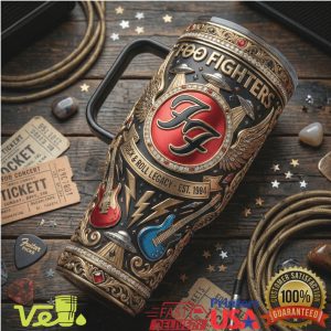 Foo Fighters Rock Roll Legacy Special Edition 40oz Tumbler with Handle