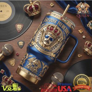 Freddie Mercury Queen We Are The Champions 80th Anniversary Tribute Vintage Fans Tumbler