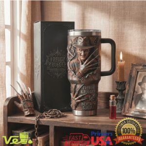Freddy Krueger A Nightmare on Elm Street Horror Fan 40oz Tumbler