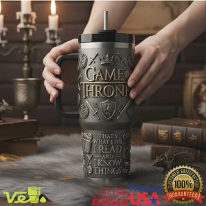 Game of Thrones Tyrion Lannister I Read and Know Things Vintage Men Fans Tumbler