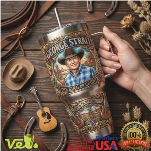 George Strait The King of Country 40oz Tumbler Western Music Fan Gift Tumbler