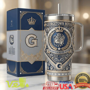 Georgetown Hoyas Tradition Never Rests Collegiate Est 1789 Tumbler