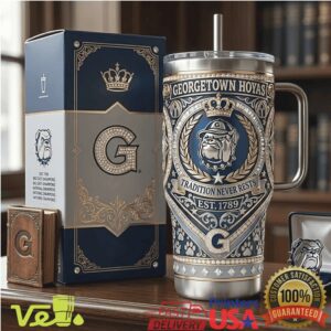 Georgetown Hoyas Tradition Never Rests Collegiate Est 1789 Tumbler