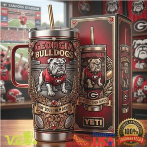 Georgia Bulldogs How 'Bout Them Dawgs Sanford Stadium Heritage College Tumbler