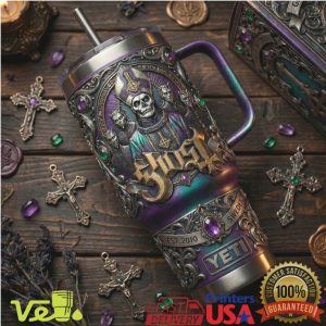 Ghost Band Papa Emeritus IV 40oz Tumbler Gothic Rock Embossed Design