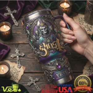Ghost Band Papa Emeritus Sweden Est 2010 Heavy Metal Rock Fan Stainless Steel Insulated Tumbler