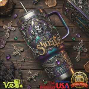 Ghost Band Papa Emeritus Sweden Est 2010 Heavy Metal Rock Fan Stainless Steel Insulated Tumbler