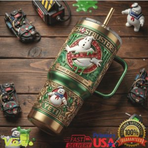 Ghostbusters 40th Anniversary Embossed 40oz Tumbler with Handle