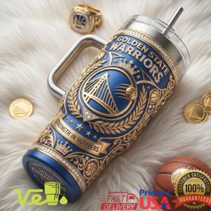 Golden State Warriors Dynasty Champions Strength in Numbers 40oz Tumbler