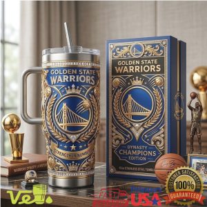 Golden State Warriors Dynasty Champions Strength in Numbers 40oz Tumbler