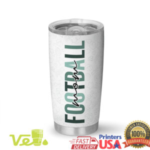Green Bay Football Mom Tumbler The Beauty Raised the Packers Gift