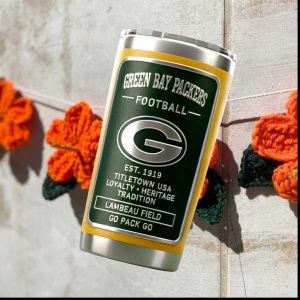 Green Bay Packers Football Titletown USA Lambeau Field Tumbler