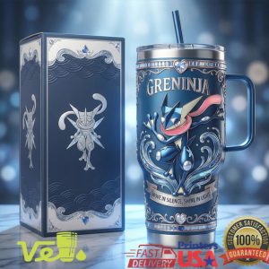 Greninja Move In Silence Limited Edition Blue Gemstone Tumbler