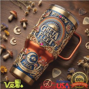 Greta Van Fleet Peace Love and Unity Rock Band Aesthetic Tumbler