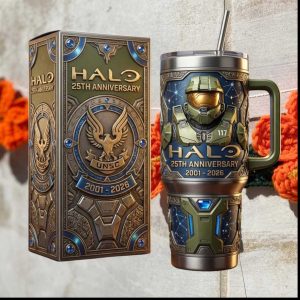 Halo 25th Anniversary Master Chief UNSC Special Edition 40oz Tumbler