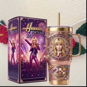 Hannah Montana 20th Anniversary Best of Both Worlds Gold Edition Tumbler