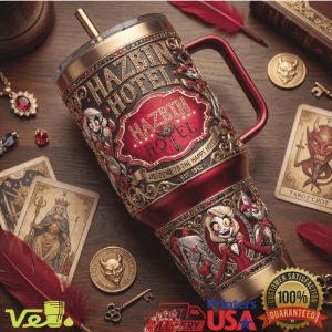 Hazbin Hotel Charlie Morningstar Victorian Red 40oz Tumbler