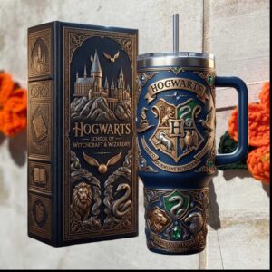 Hogwarts School of Witchcraft & Wizardry 25th Anniversary 2001 2026 Gift Stainless Steel Insulated Tumbler