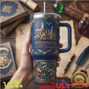 Hogwarts School of Witchcraft Wizardry 25th Anniversary 40oz Tumbler