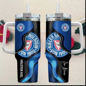 Holstein Kiel Personalized 40oz Travel Tumbler Custom Football Gift
