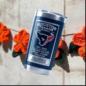 Houston Texans Football Texans Nation Pride Power Tradition Tumbler