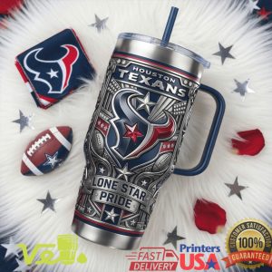 Houston Texans Lone Star Pride Gridiron Legacy Edition NFL Football Fans Gift Tumbler