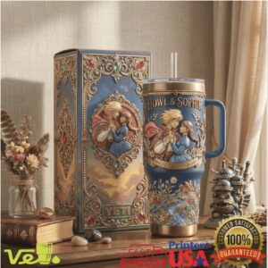 Howl and Sophie Studio Ghibli Inspired Anime Magic Love Fantasy Art Stainless Steel Insulated Tumbler