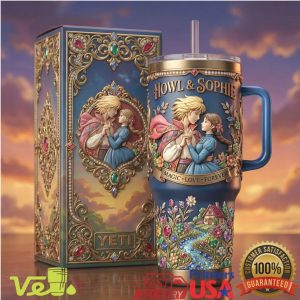 Howl's Moving Castle Howl Sophie Magic Love 40oz Tumbler