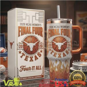 Texas Longhorns 2026 NCAA Women's Final Four Basketball Championship Tumbler