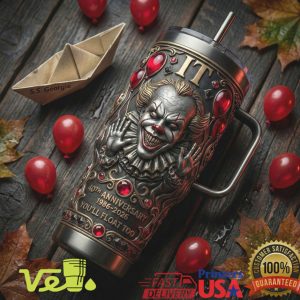 IT Pennywise 40th Anniversary 1986 2026 Horror Tumbler