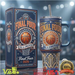 Illinois Fighting Illini Indianapolis Final Four 2026 NCAA Basketball Championship Sport Tumbler