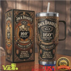 Jack Daniel's 160th Anniversary Every Day We Make It Tennessee Whiskey Tumbler