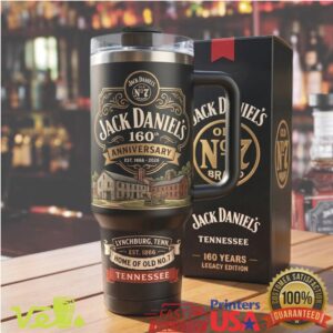 Jack Daniel’s 160th Anniversary Legacy Edition 40oz Whiskey Theme Tumbler