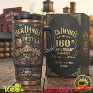 Jack Daniel's Old No. 7 160th Anniversary Edition Tumbler Vintage Lynchburg