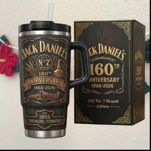 Jack Daniel's Old No. 7 Brand 160 Years Wood Grain Edition Tumbler