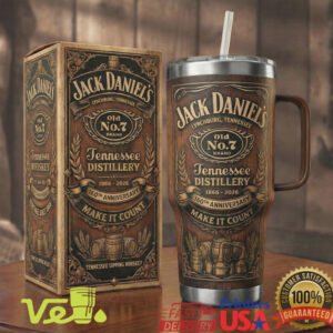 Jack Daniel's Old No. 7 Tennessee Distillery 160th Anniversary Heritage Whiskey Tumbler