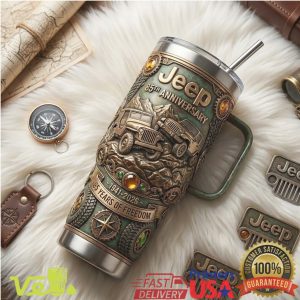 Jeep 85th Anniversary 85 Years of Freedom Rugged Terrain Tumbler