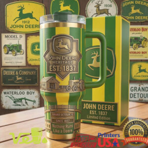 John Deere Heritage Est. 1837 Commemorative 40oz Insulated Tumbler