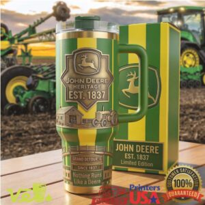 John Deere Heritage Est. 1837 Commemorative 40oz Insulated Tumbler