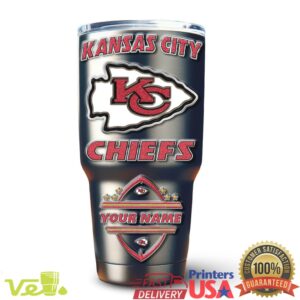 Kansas City Chiefs Kingdom Super Bowl Champions Football Sports Fans Gift Stainless Steel Insulated Tumbler