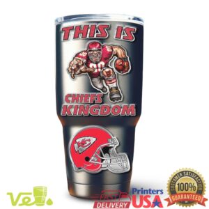 Kansas City Chiefs Kingdom Super Bowl Champions Football Sports Fans Gift Stainless Steel Insulated Tumbler
