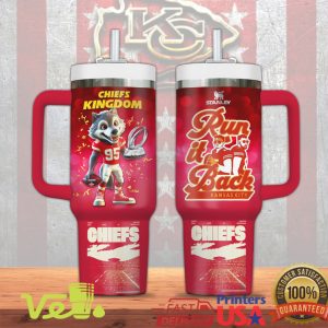 Kansas City Chiefs Run It Back Kingdom Stanley Tumbler Chiefs Super Bowl Fan Gift