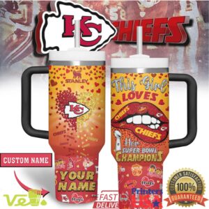 Kansas City Chiefs Super Bowl Champions This Girl Loves Her Chiefs 40oz Stainless Steel Insulated Tumbler