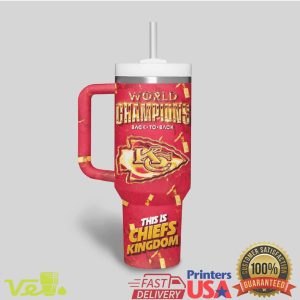Kansas City Chiefs World Champions Back to Back 40oz Tumbler