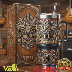 Keith Urban The Speed of Now Country Music Legend 40oz Embossed Tumbler