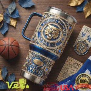 Kentucky Wildcats Go Big Blue Rupp Arena NCAA Basketball Fan Gear Vintage Tumbler